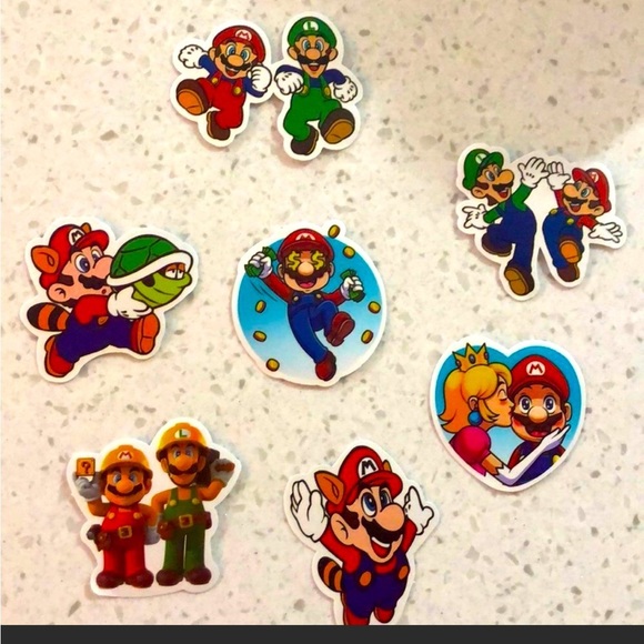Super Mario stickers - 16 stickers - Picture 1 of 2